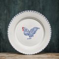 Dinner & Side Plate - Cockerel