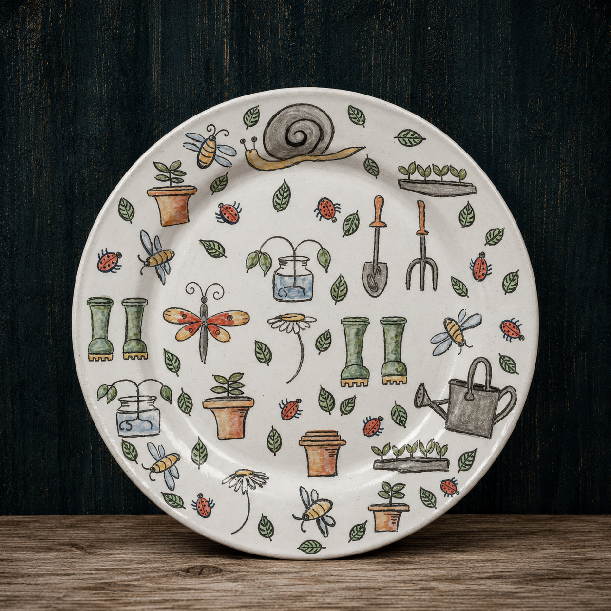 Dinner & Side Plate - Mollie
