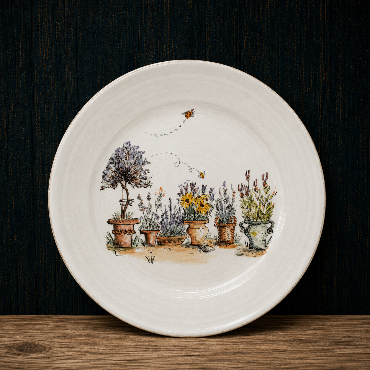 Dinner & Side Plate - Susie