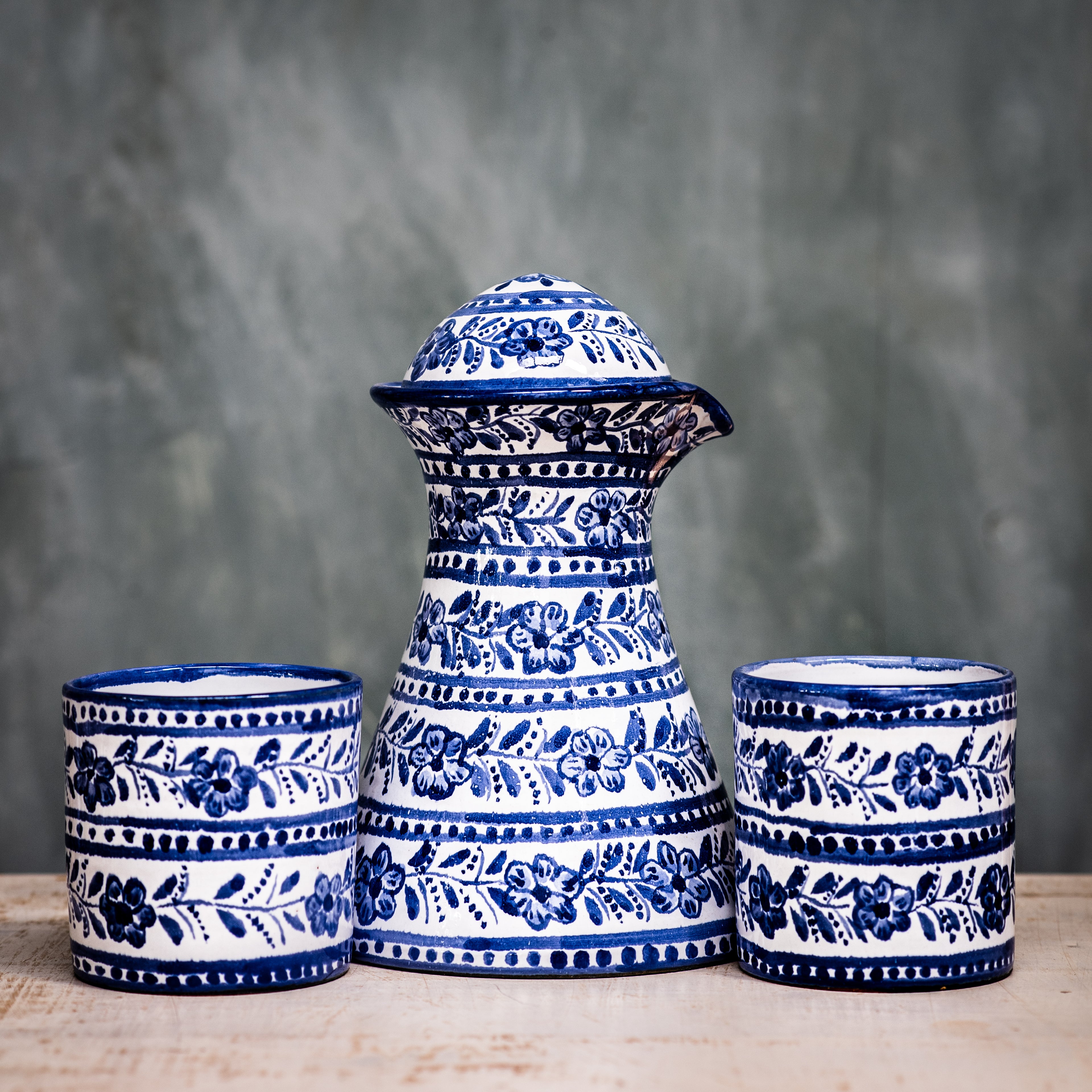 Water Carafe + 2 Glasses