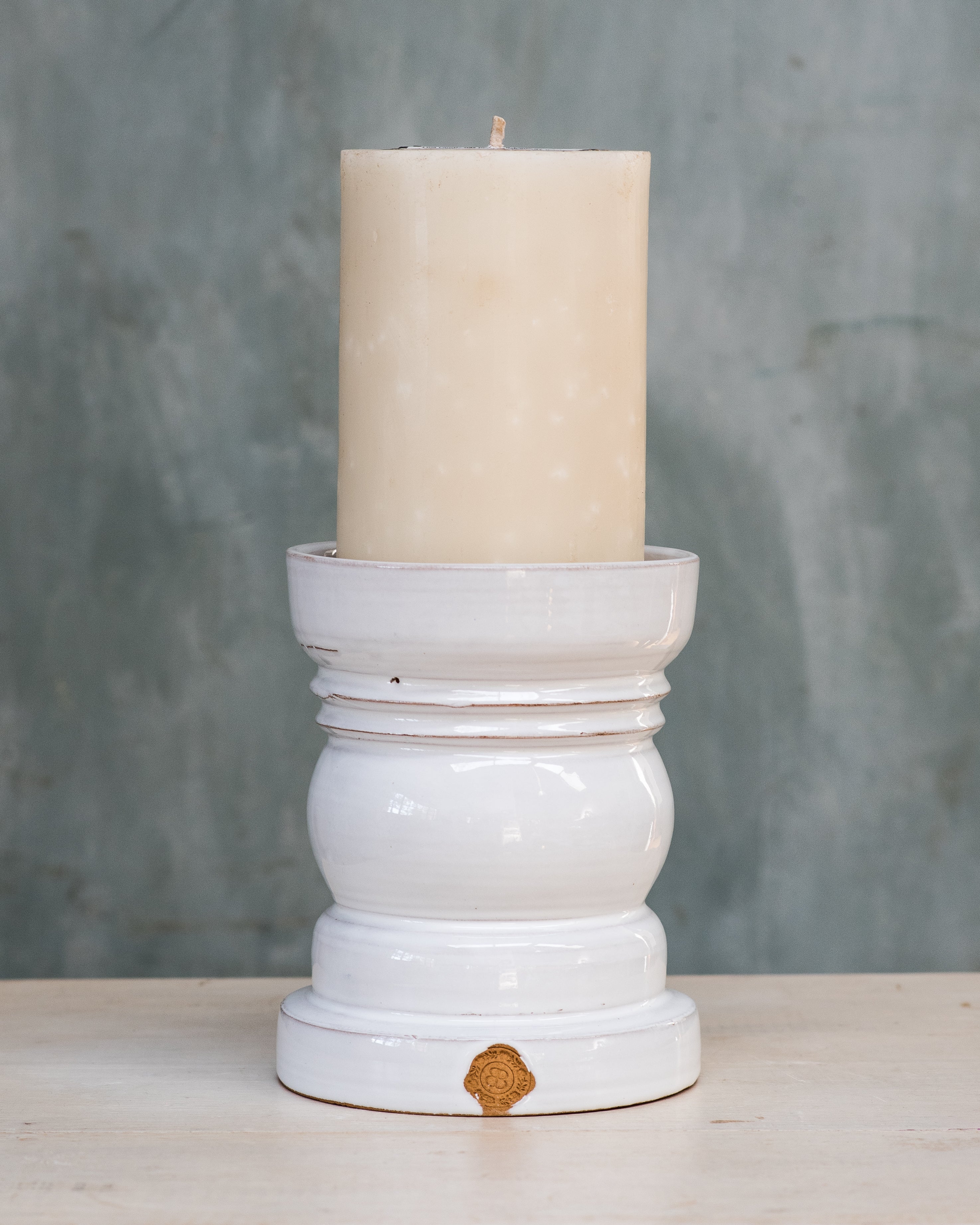 Siip Candle ＆ holder by ＂Cuz I＂ Nordic Style U Shaped Concrete Candle holder- Purple Set of